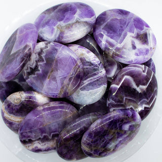 Quasar Gems USA - Amethyst Worry Stones 1/2Kilo 1.1lbs