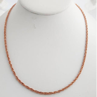 Costello International - Deluxe Pure Healing Copper Rope 24 Inch Chain