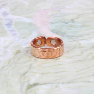 El'Cobre-Ecozonelifestyle - Copper Ring with Magnet (Design 16)