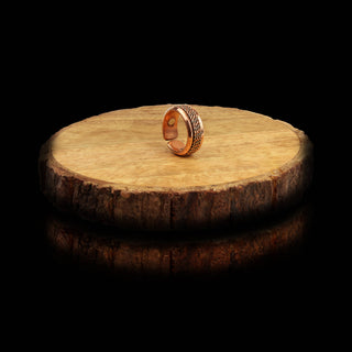 El'Cobre-Ecozonelifestyle - Copper Ring with Magnet (Design 12)