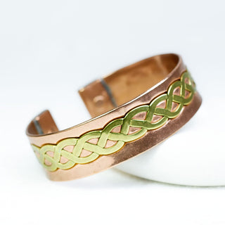 Copper Magnet Bracelet - Celtic motif