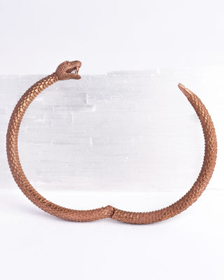 Koperen Ouroboros Armband | Slangenarmband