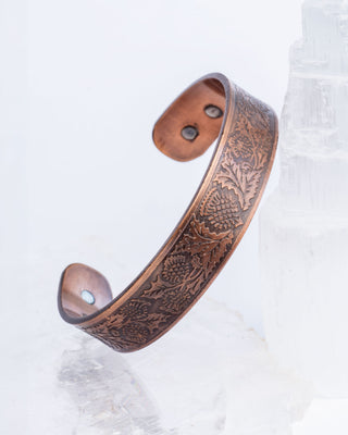 Koperen magneet armband - Granaatappel