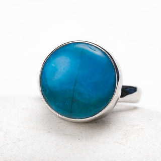 Peruaanse Blauwe Opaal Ring