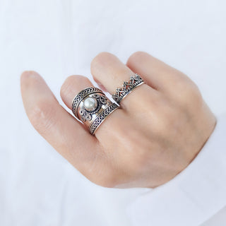 Zilveren Ring - Kroon