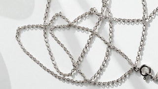 zilveren basisketting jasseron
