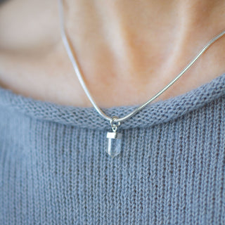 Bergkristal Mini Punt | Hangertje