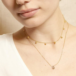 Choker Ketting | Goud met Maanfasen - DEVA LOVES