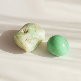 Chrysopraas Trommelsteen – Vertrouwen - DEVA LOVES