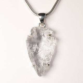 Pendant - Rock crystal arrowhead