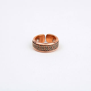 El'Cobre-Ecozonelifestyle - Copper Ring with Magnet (Design 12)