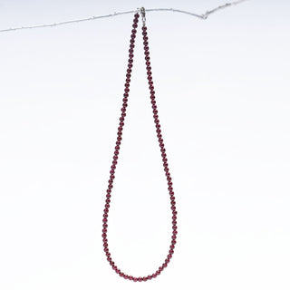 Edelsteen ketting - Granaat - 3,5mm - DEVA LOVES