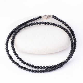 Gemstone necklace - Black Onyx - 3.5mm - DEVA LOVES