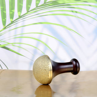 El'Cobre - Ecozonelifestyle - Deluxe Kansa Vatki / Massager (Design 2 - Short Handle)