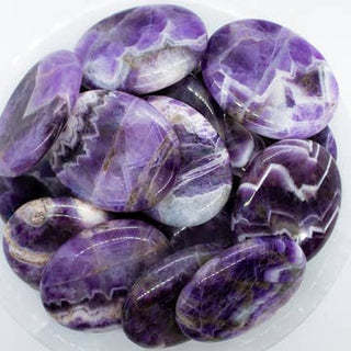 Quasar Gems USA - Amethyst Worry Stones 1/2Kilo 1.1lbs