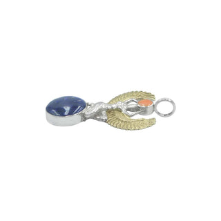 DEVA LOVES Ketting Hanger Ketting Godin Isis - Goud en Lapis Lazuli
