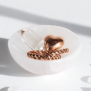 Grote Seleniet Schaal - 14 cm | Reinigen & Opladen