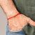 Karma And Luck Armband Heren Armband Macrame - Red String