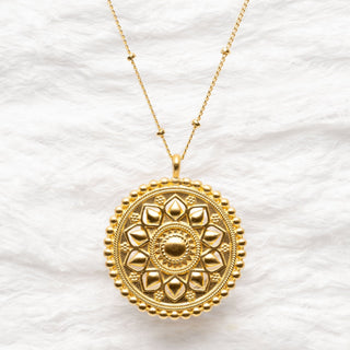 Inner Light Mandala Necklace | Sacred Infinite Cycle - DEVA LOVES