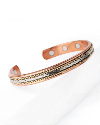 Koperen Armband - bicolor - M