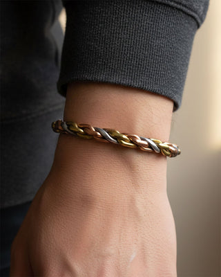 Koperen Armband - Driekleur