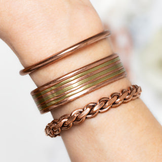 Koperen Armband - Gevlochten - S/M - DEVA LOVES