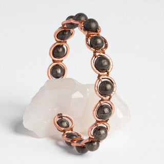 Koperen Armband met Pyriet - Kracht, Bescherming & Focus