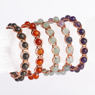 Koperen Armband met Pyriet - Kracht, Bescherming & Focus