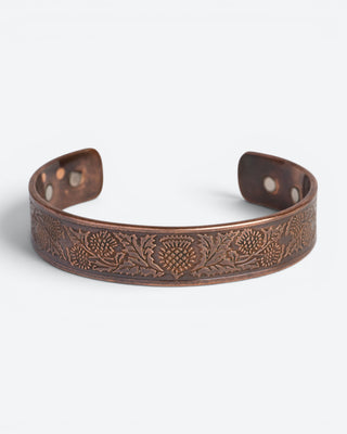 Koperen magneet armband - Granaatappel