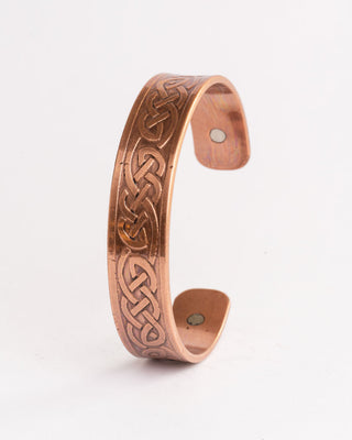 Koperen Heren Armband - Keltische Knoop