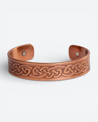 Koperen Heren Armband - Keltische Knoop