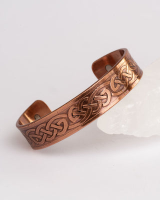 Koperen Heren Armband - Keltische Knoop