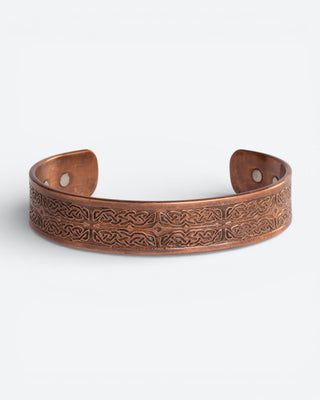 Koperen Magneet Armband - Fijne Keltische Knoop