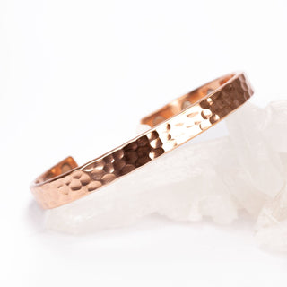 Copper Magnetic Bracelet - Hammered - M + L - DEVA LOVES