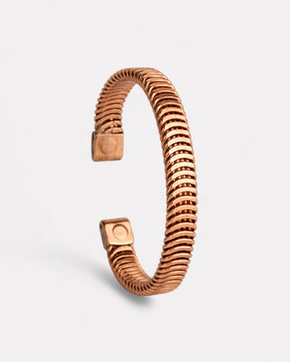 Koperen Magneet Armband - Herringbone - S