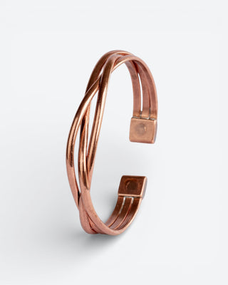 Koperen Magneet Armband - Los gevlochten