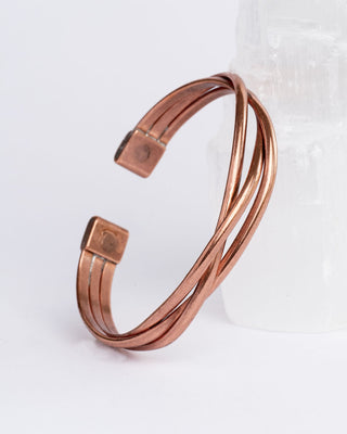 Koperen Magneet Armband - Los gevlochten