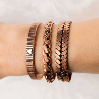 Koperen Magneet Armband - maat M - DEVA LOVES