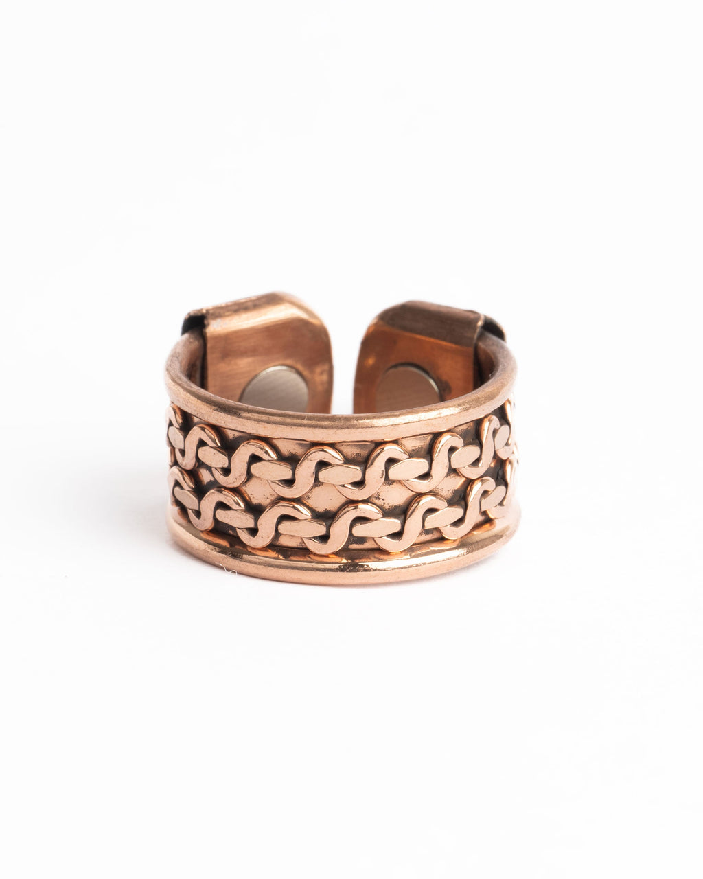Wide Copper Magnetic Ring. Adjustable & Handmade – DEVA LOVES