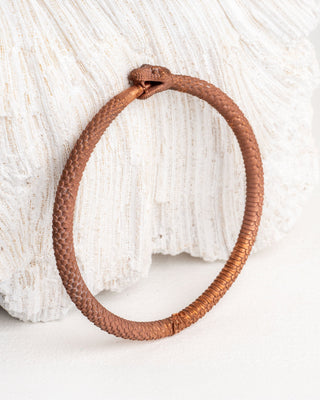 Koperen Ouroboros Armband | Slangenarmband