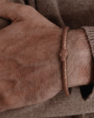Koperen Ouroboros Armband | Slangenarmband
