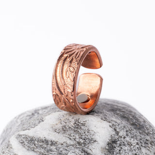 Koperen Ring | Floral