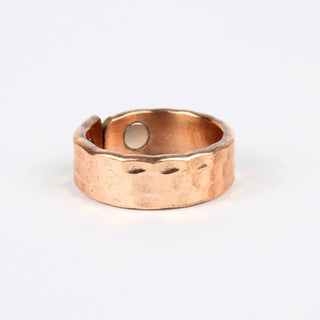 Koperen Ring | Gehamerd - M - DEVA LOVES