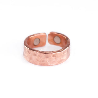 Koperen Ring | Gehamerd - M - DEVA LOVES