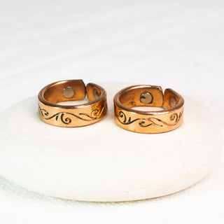 Koperen Ring | Golvend - M/L - DEVA LOVES