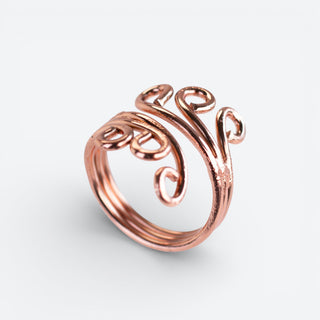 Koperen Ring | Krullend