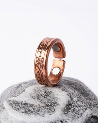 Koperen Ring | Sierlijk - M