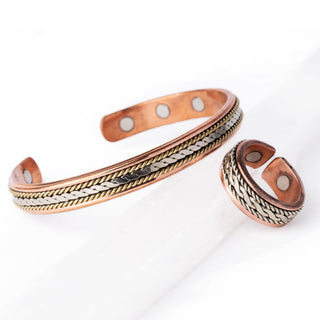 Koperen Ring | Twist - M - DEVA LOVES