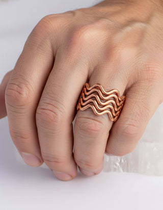 Koperen Ring | Waves