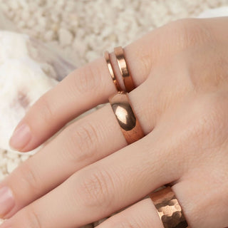 Koperen ringen - Set van 2